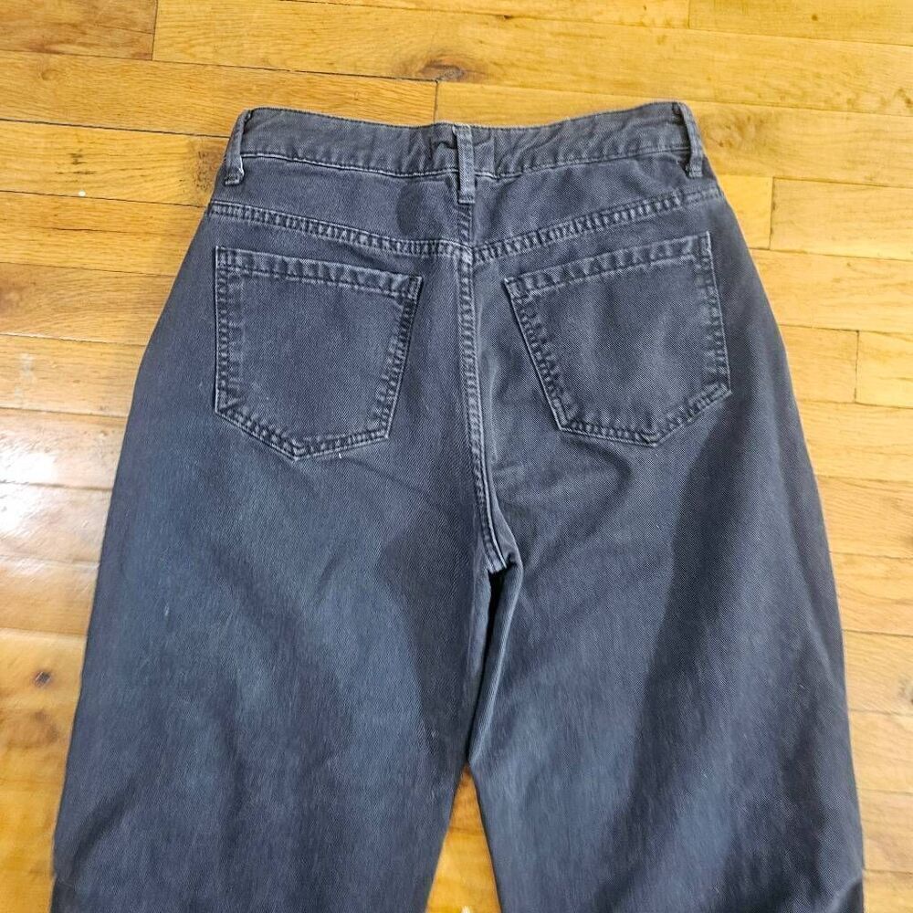 We The Free Balloon Jeans Size 27 Gray Black Straight Leg - Picture 7 of 12